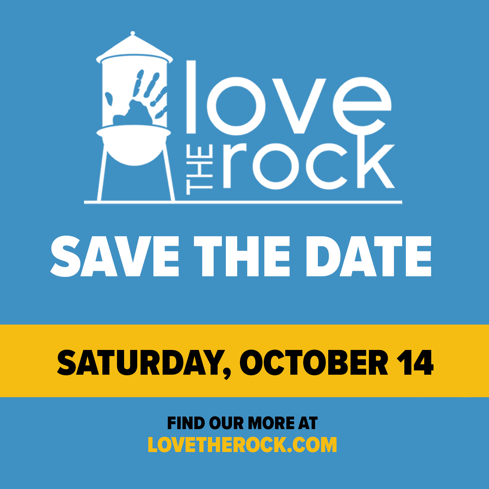 Love the Rock :: Save the Date :: Saturday October 24