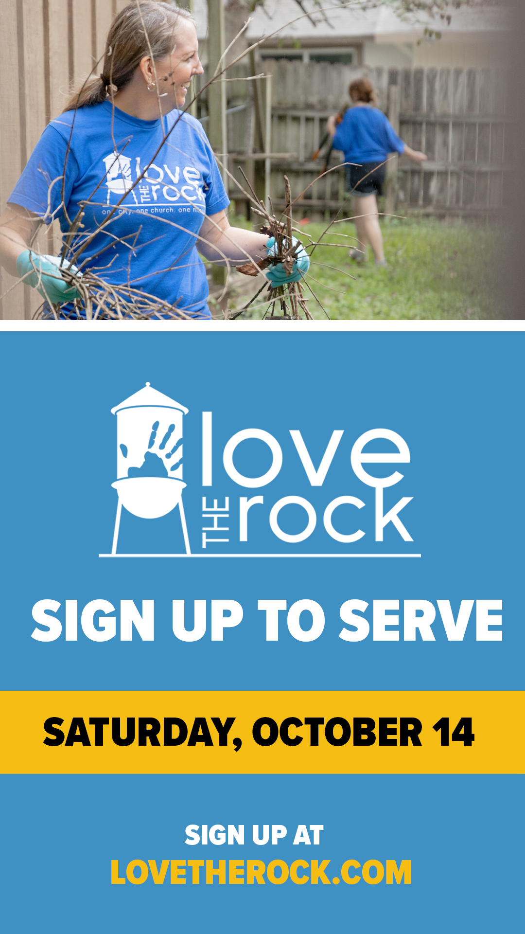 sign up to serve